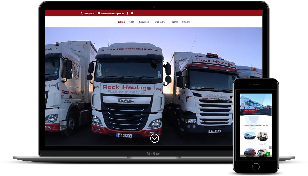 Roman Britons websites portfolio - Rock Haulage